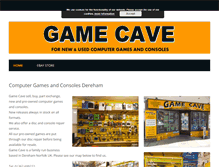 Tablet Screenshot of gamecave.co.uk